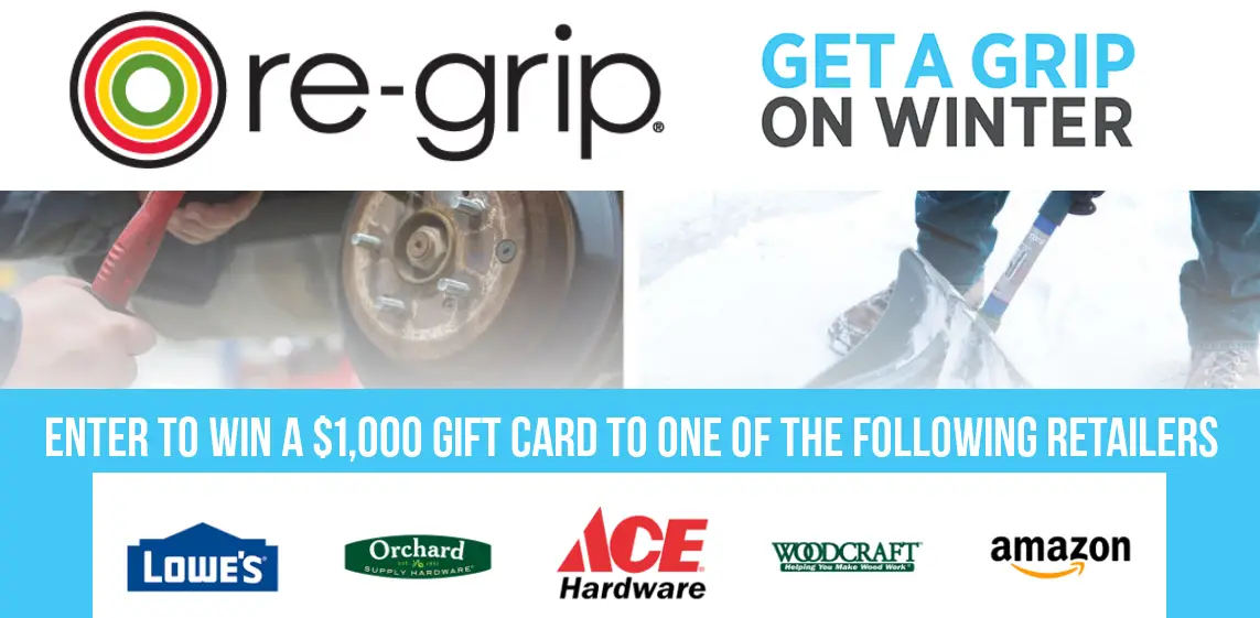 Re-Grip "Get a Grip on Winter" $1,000 Giveaway