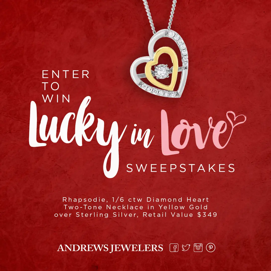 Enter the Andrews Jewelers Lucky In Love Diamond Bracelet Giveaway