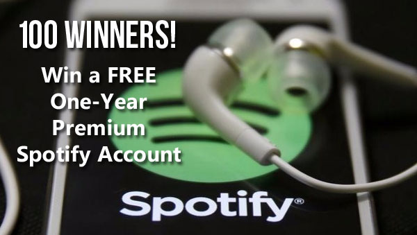 100 WINNERS! Enter to win a Free one-year Premium Spotify Account from Kelloggs