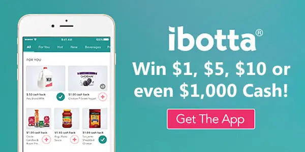 Enter the Ibotta Any Receipt Giveaway (2,112 Prizes, Weekly Drawings). Details Here