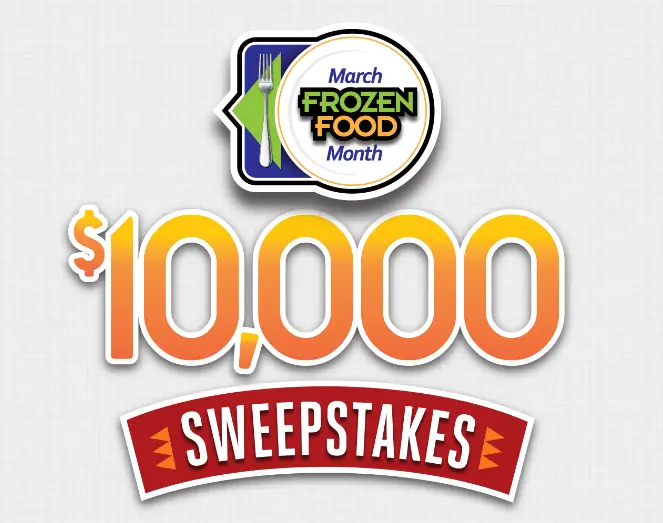 Easy Home Meals is  celebrating March Frozen Food Month in a BIG way! From now until April 2, enter the $10,000 Sweepstakes for a chance to win one of five First Prizes of $1,000 or the Grand Prize $5,000.