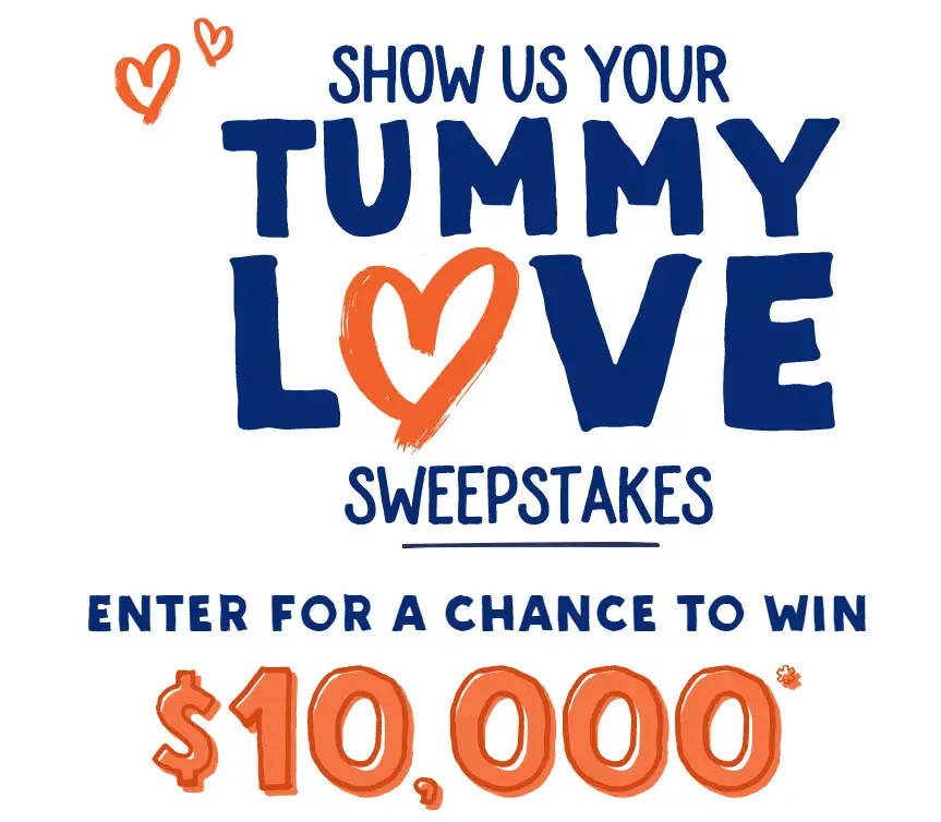 Enter for a chance to win $10,000 in cash. Baby tummies love YoBaby® Yogurt starting at 6 months AND moms and dads can't resist loving those tiny baby tummies too! Show us all that tummy love today. Submit a picture of you kissing your babies tummy to enter for a chance to win!
