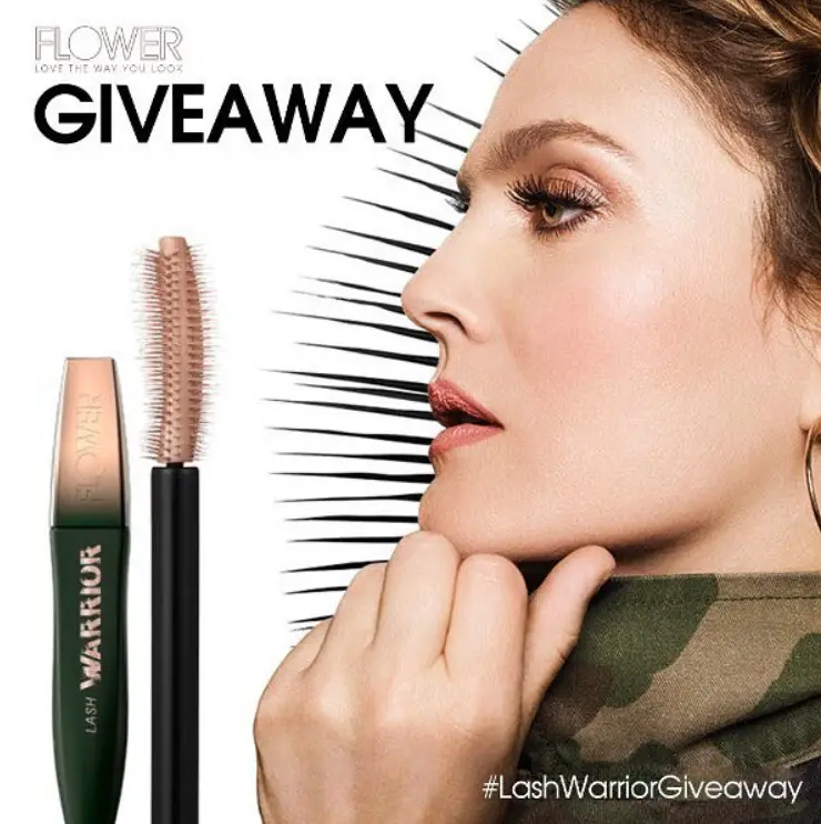 Enter the #LashWarriorGiveaway for the chance to win all 3 shades of the new revolutionary #FLOWERBeauty Lash Warrior Mascara everyone is talking about! The Spiked Warrior Brush coats each lash and delivers +150% full blown volume. Winners will also receive the entire shade range of the Vinyl Eyes Glossy Gel Eyeliner and new Brow Vixen Tattoo Effect Stain!
