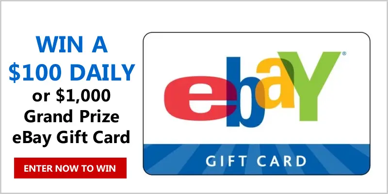 Tag the person who sent you to the eBay Fashion Insider Sweepstakes with #eBayFashion and #Sweepstakes for the chance to win an eBay gift card worth up to $1,000.