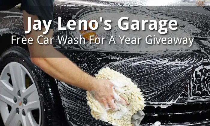 Warmer days mean car washing and detailing season is right around the corner. To celebrate, Jay Leno's Garage is giving three lucky winners the ultimate prize pack: FREE car washes for a year!