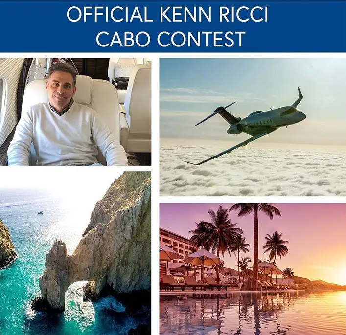 You could win a Tropical Getaway on a Private Jet... Aviation Entrepreneur Kenn Ricci is hosting a Cabo Getaway Contest in partnership with Flexjet and Marquis Los Cabos. This is your chance to meet a living legend of aviation and fly with him on his personal private jet on your way to an exclusive, all-inclusive resort in Mexico.
