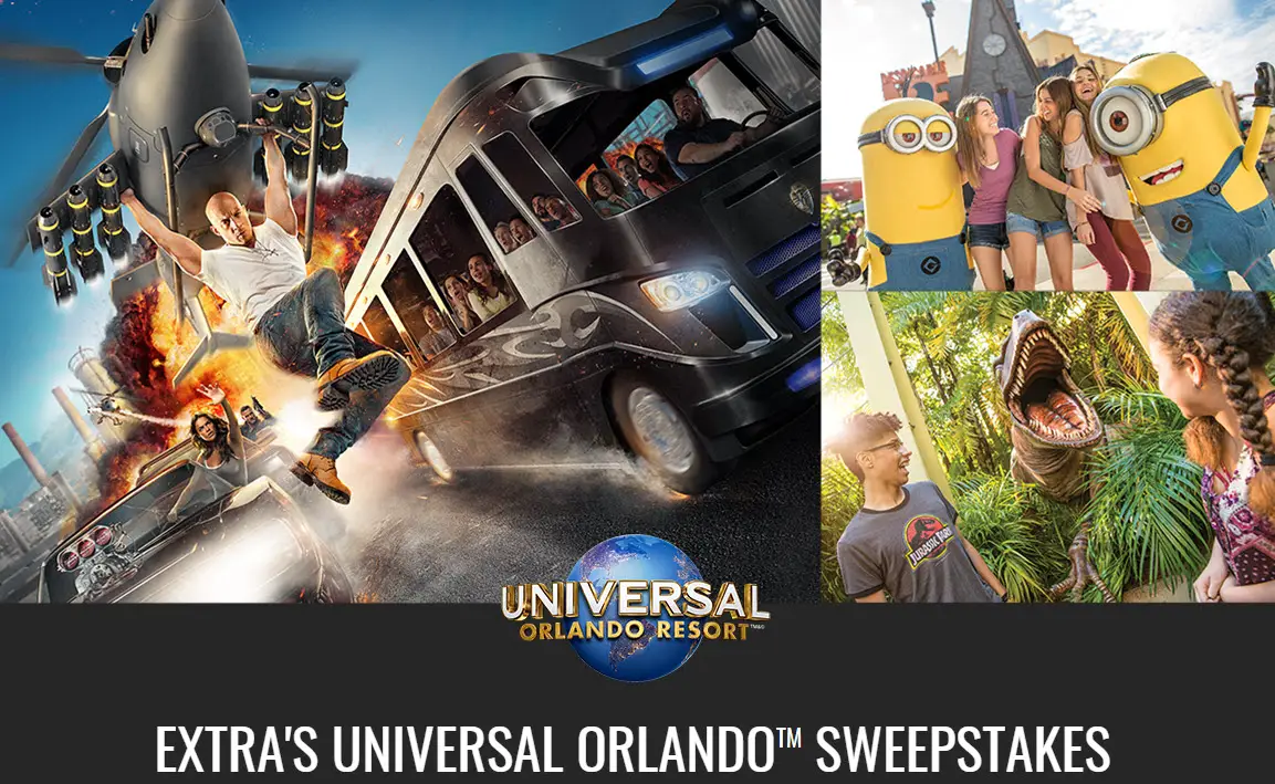 Watch EXTRA TV and you could win a trip for four to Universal Orlando Resorts. Watch EXTRA April 9-20th for your chance to win or log into your Secret site account for the answer.