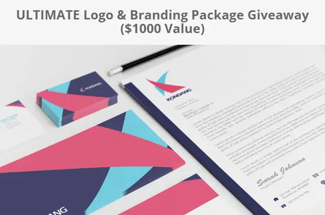 Enter for your chance to win the ULTIMATE Logo & Branding Package from LogoCoast.com worth $1,000