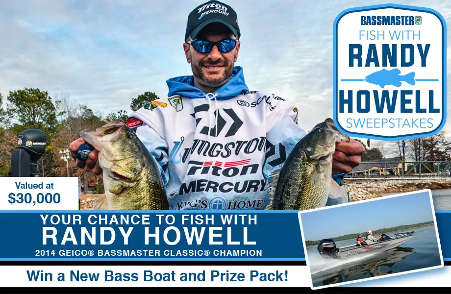 Bassmaster Fish with Randy Howell Sweepstakes
