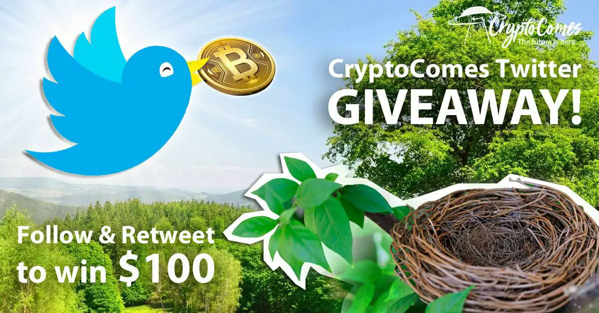 Enter for your chance to win $50 or $100 in Crypto dollars in the CryptoComes Twitter Giveaway