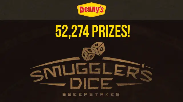 Denny’s Smuggler's Dice Instant Win Game