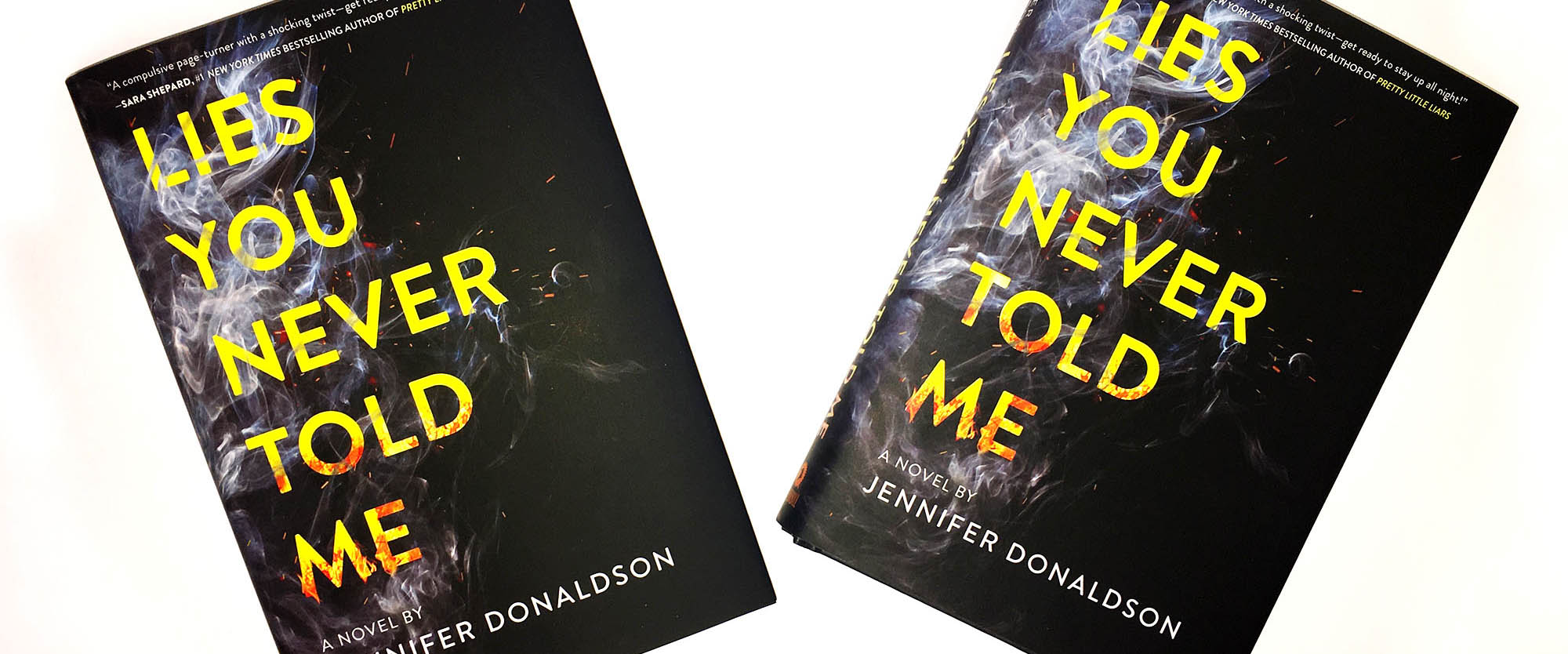 Enter to win two copies of Lies You Never Told Me, one for you, one for a friend! 