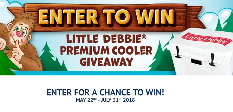 Enter to win one of seven Little Debbie-branded YETI Tundra 45 premium coolers. YETI Tundra coolers are the stuff of legends. They're built for whatever Mother Nature throws their way