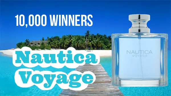 Nautica is giving away 10,000 Nautica Voyage Men's Cologne Samples. Nautica Voyage is the cologne for the adventurous spirit, anchored by a rich fusion of dewy moss and refined woody amber - perfect for all the men in your life!