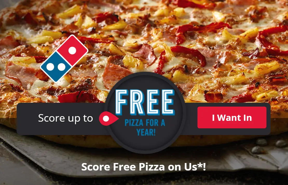 Win Free Dominos Pizza