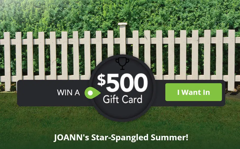 Enter Joann's Star-Spangled Summer Quikly Giveaway
