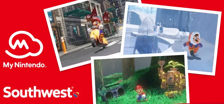 Enter the Nintendo Switch Summer of Fun Sweepstakes for a chance to win one of two grand prizes of round-trip travel for a family of four to any Southwest Airlines destination – including locations which might remind you of kingdoms from Super Mario Odyssey!