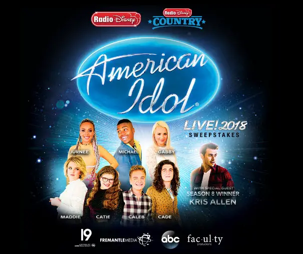 Radio Disney American Idol Live Sweepstakes. Enter to win a trip to an American Idol Live Tour concert