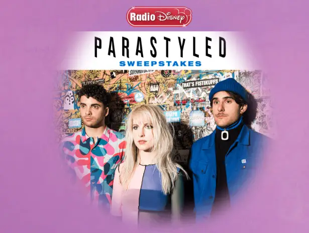 Paramore is on tour and Radio Disney is sending one lucky winner and three friends to see them live in concert in San Diego, CA!