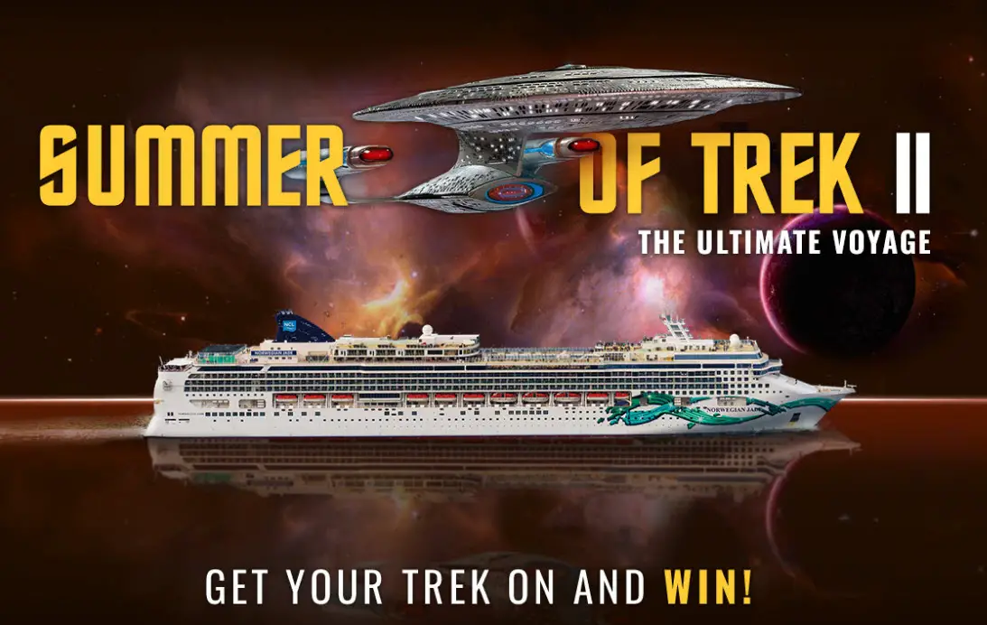 530 WINNERS! One lucky grand prize winner will win a Cruise for two on Star Trek: The Cruise III + there will be 529 other winners