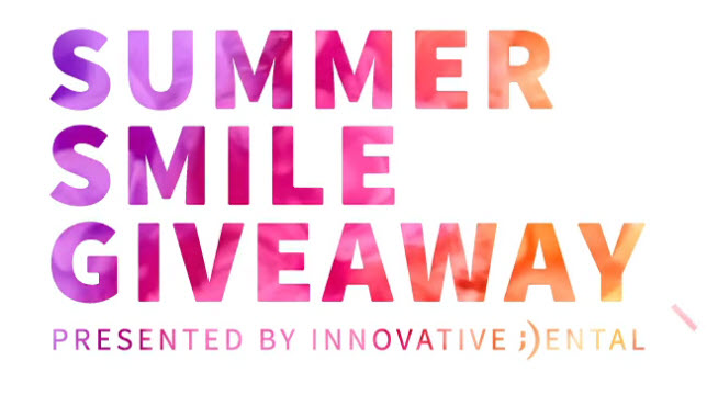Enter to win a Complete Smile Makeover By Dr. Grant Olson of Innovative Dental, travel arrangements and accommodations. Share why your smile is important to you for your chance to win