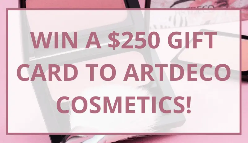 QUICK ENDING! ARTDECO Cosmetics $250 Gift Card Giveaway