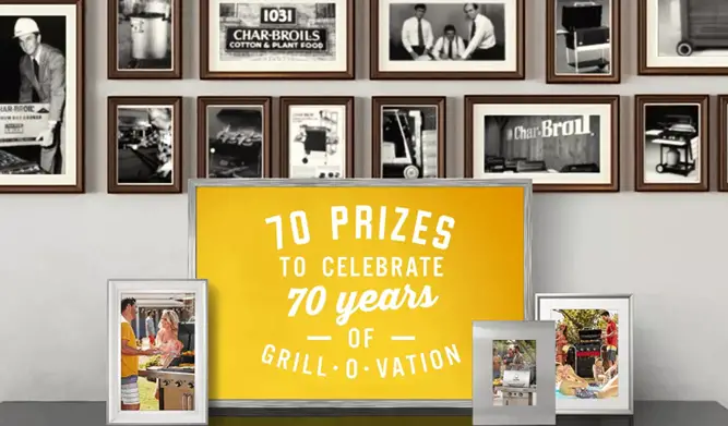 Char-Broil 70th Anniversary Sweepstakes