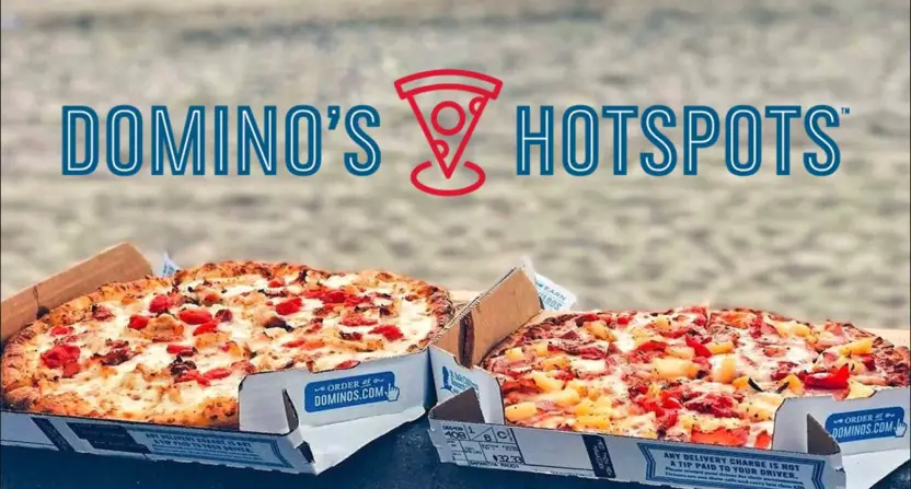Place an online order for delivery to a Domino’s Hotspot near you - even get pizza delivery to the beach - to enter the Dominos Hotspots Pie and Fly Sweepstakes and win a trip for two valued up to $4,000