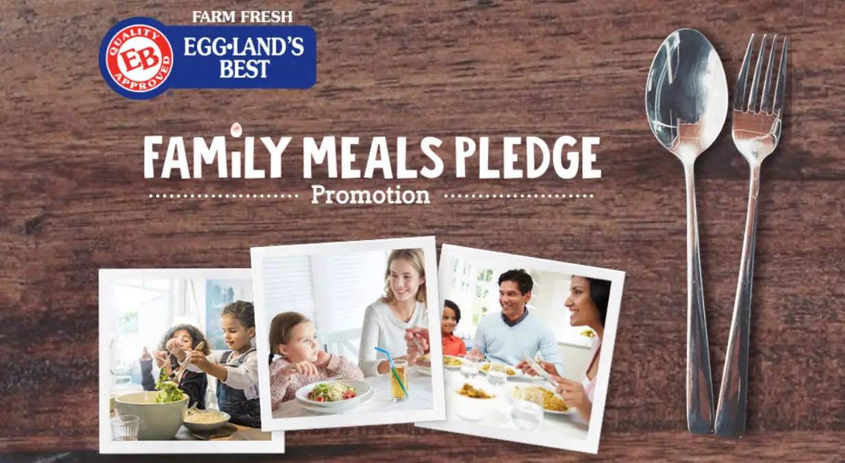 Calling all Egg-cellent Families! Play the Eggland's Best Family Meals Pledge Instant Win Game for a chance to instantly WIN a variety of prizes PLUS be entered for the GRAND PRIZE: $5,000 towards a family vacation!