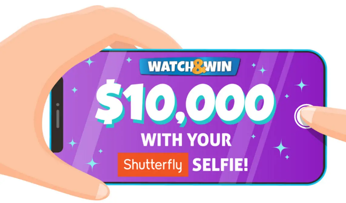 Win $10,000 with Your Shutterfly Selfie and Ellen! Enter each week for your chance to win.