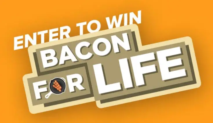 Enter for your chance to win bacon for life or one of 1,015 other bacon-related prizes from Smithfield