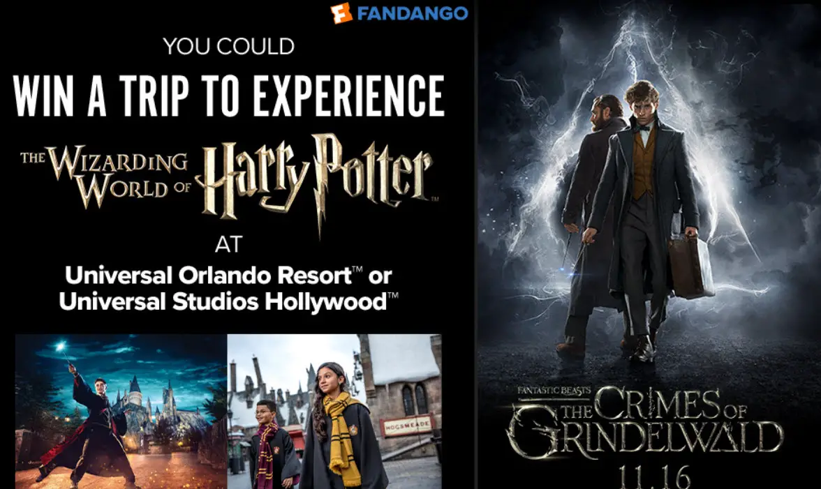 Enter for your chance to win a trip for you and three guests to experience the magic and excitement of The Wizarding World of Harry Potter