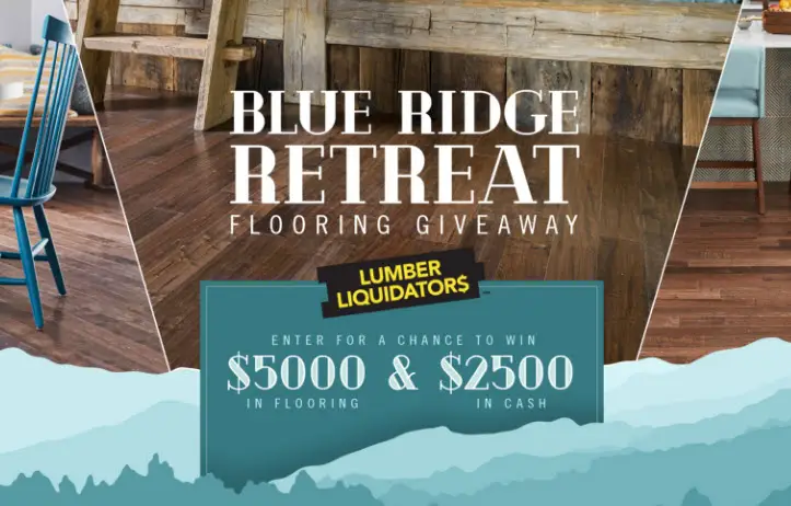 Enter for your chance to win $5,000 in flooring products from Lumber Liquidators and $2,500 in cash!