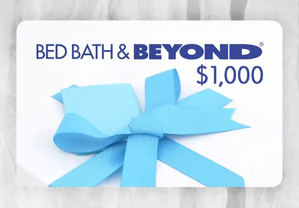 Enter to win a $1,000 Bed Bath & Beyond Gift Card from the Bed Bath & Beyond Wamsutta Perfect Bed Sweepstakes
