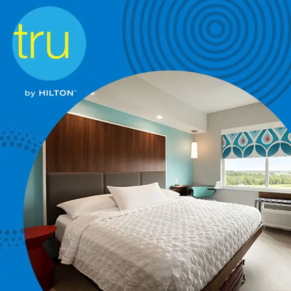 Enter to win a Weekend Getaway at any Tru by Hilton hotel.