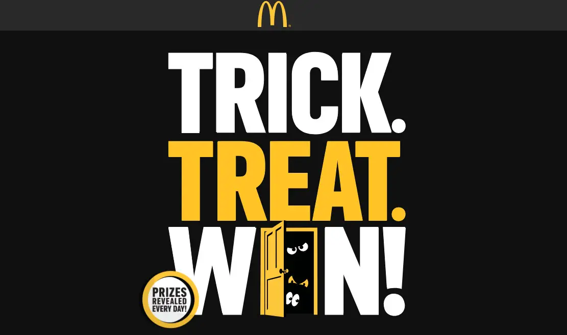 Trick. Treat. Win! Game at McDonald's