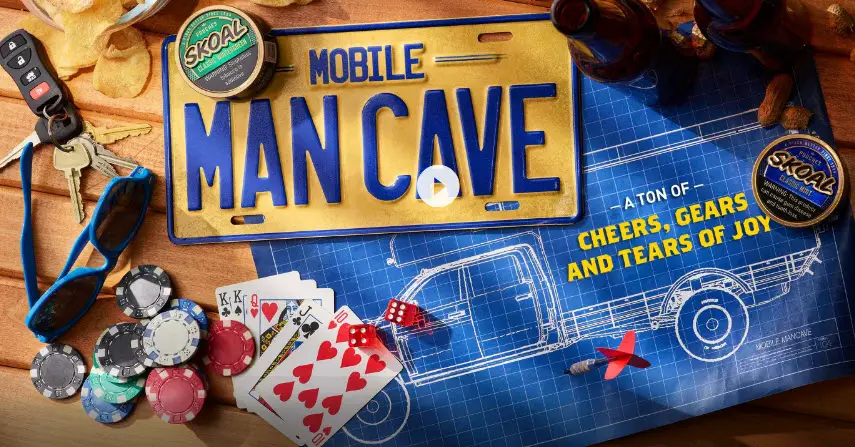 Skoal Mobile Man Cave Sweepstakes 10/28 1PPD21+