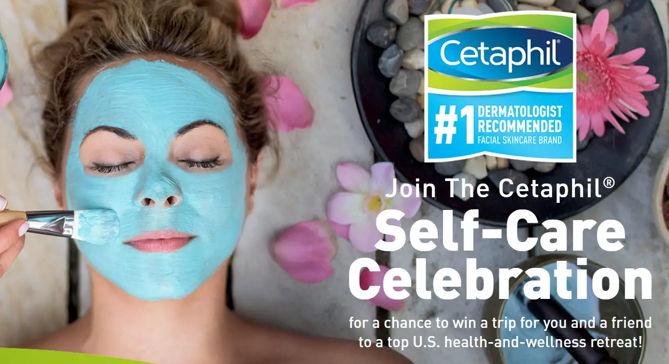 Enter to win one of FIVE $15,000 Wellness Getaways from #Cetaphil!