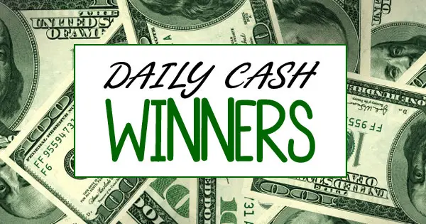 Daily Cash Winners