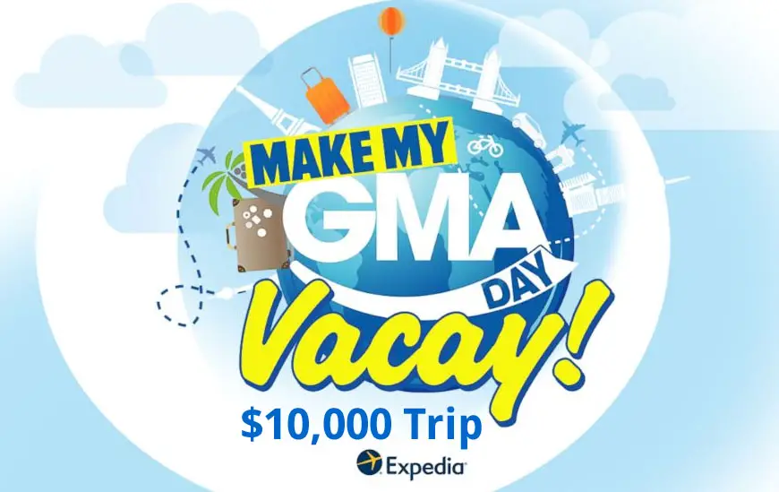 Enter the Make My GMA Day Vacay Contest now for a chance to win one of FIVE vacations worth up to $10,000!