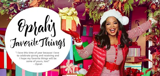 12 grand prize winners will win everything on Oprah's Favorites Things List valued at over $17,000.