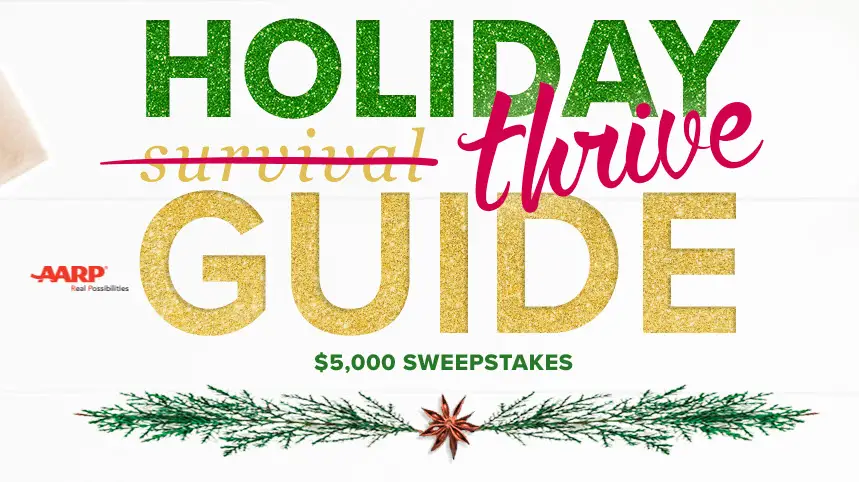 AARP's Holiday Thrive Guide Sweepstakes