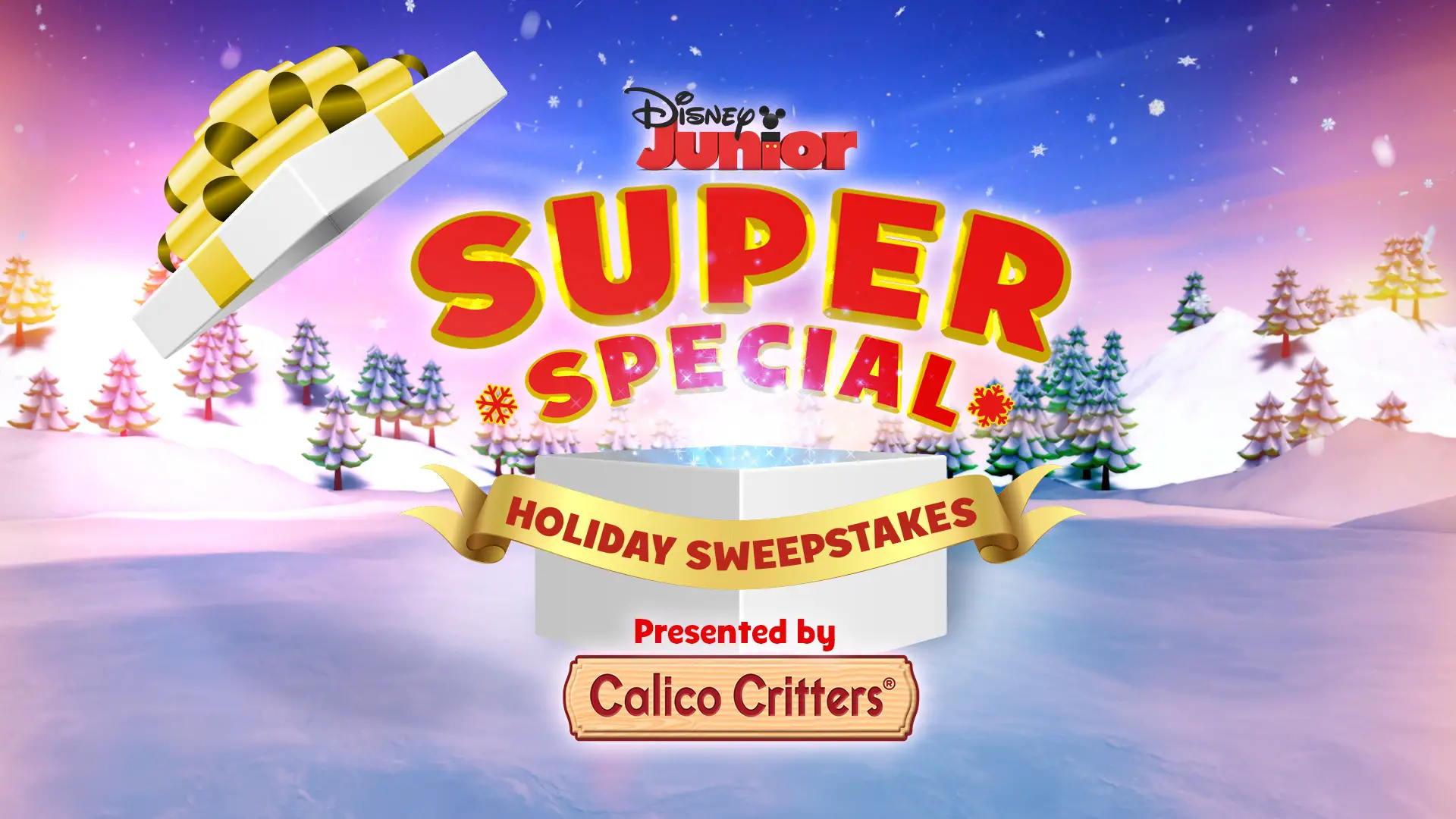 Enter Disney Junior's Super Special Holiday Sweepstakes for your chance to win Calico Critters toys and accessories.