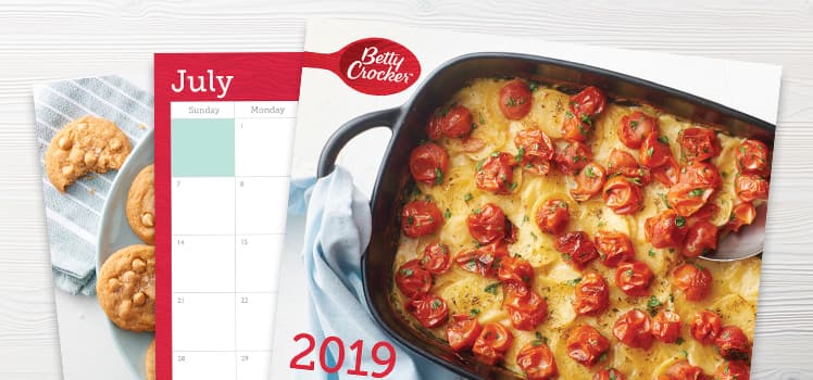 Betty Crocker Calendars are Back in limited supply. Enter for a chance to win a free calendar