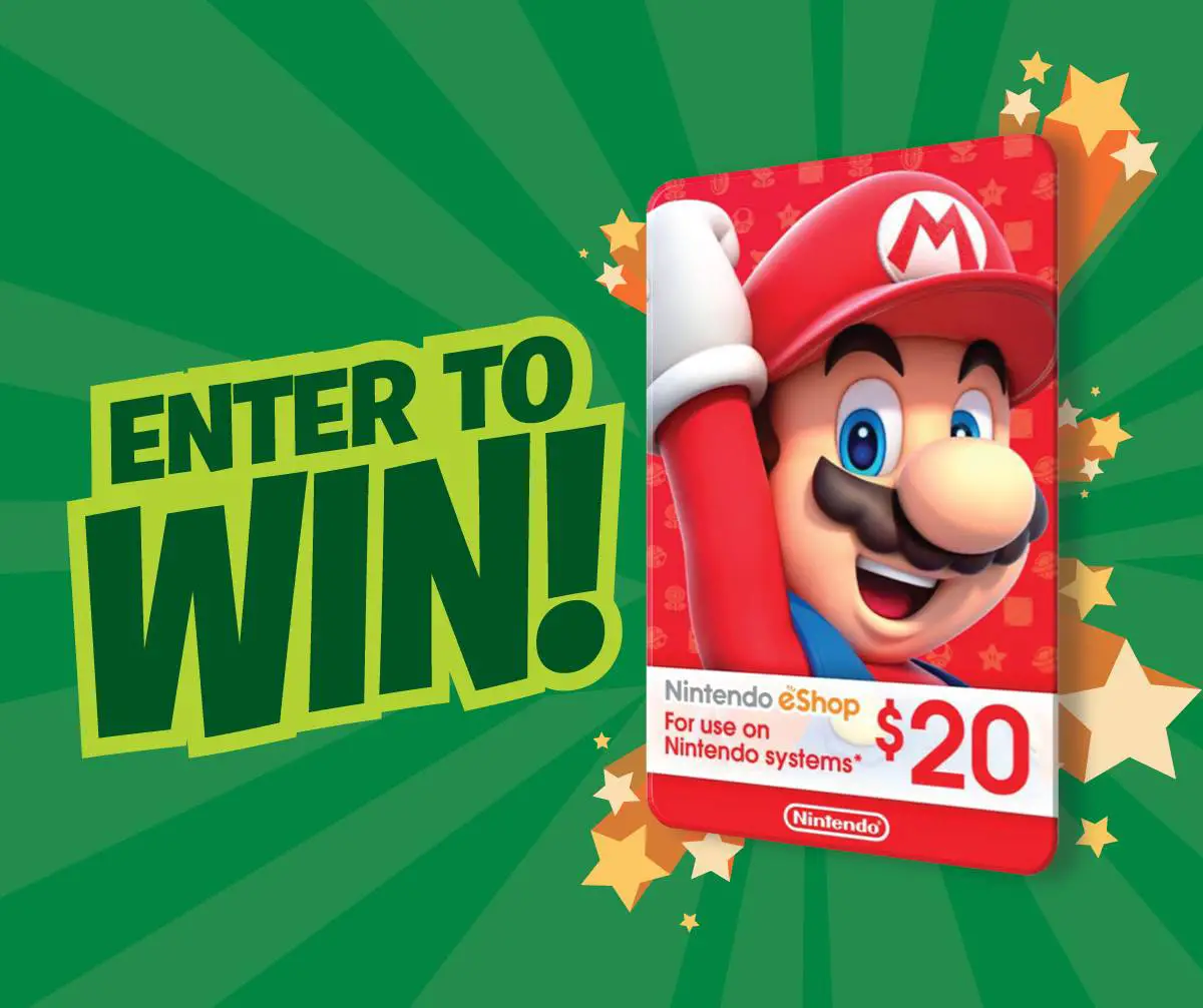 Ready, Set, Play! Enter for a chance to win a $20 Nintendo eShop gift card to make family game night, even cooler. Go-GURT is giving away 1,500 gift cards!
