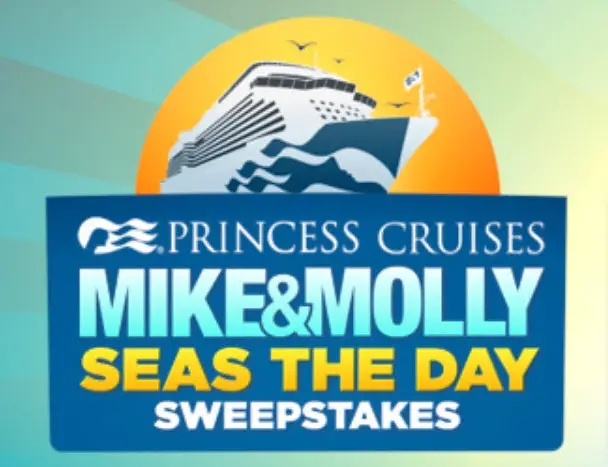 Mike & Molly Seas the Day Princess Cruises Sweepstakes Daily Codes