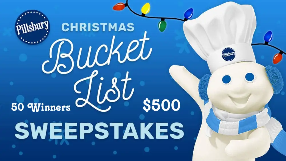Pillsbury is giving $500 Walmarts gift cards away to 50 winners. Take a holiday photo and share it with on Instagram for a chance to win 1 of 50 $500 Wal-Mart gift cards! Your photo could also be featured on Pillsbury’s Instagram account.