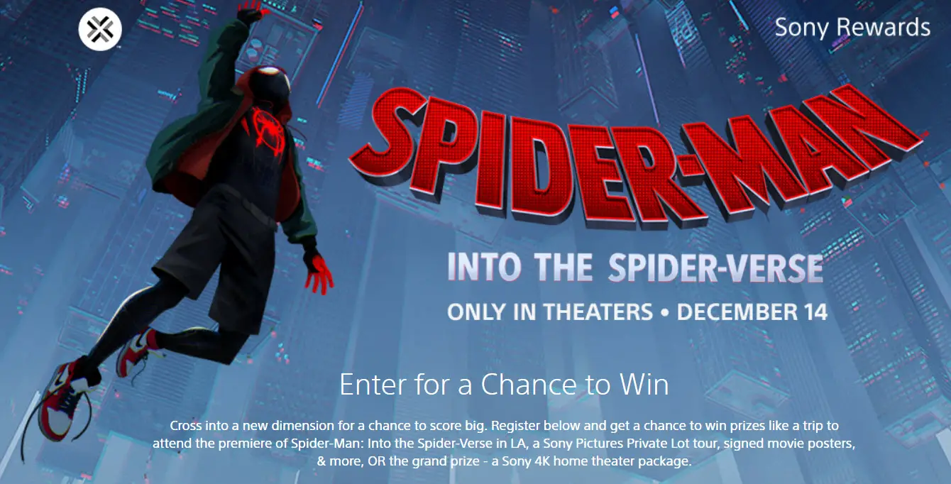 Spider-Man: Into the Spider-Verse Instant Win Game