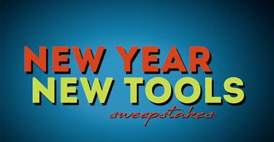 The new year means new projects. Enter the Ryobi New Year, New Tools Sweepstakes and you could win $1,000 worth of Ryobi tools!