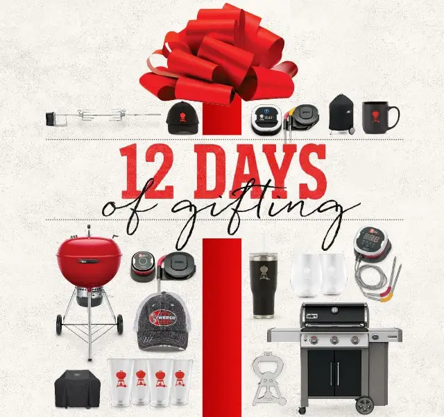 Weber Grills 12 Days of Giving Sweepstakes